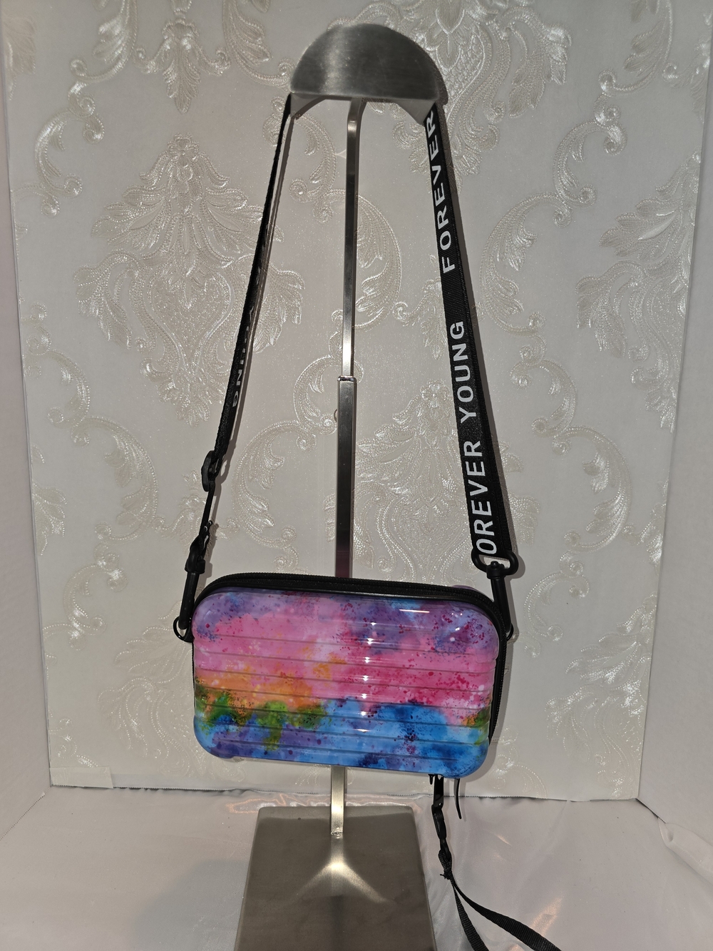 WATER PROOF Multicolor Crossbody Bag & WRISTLET